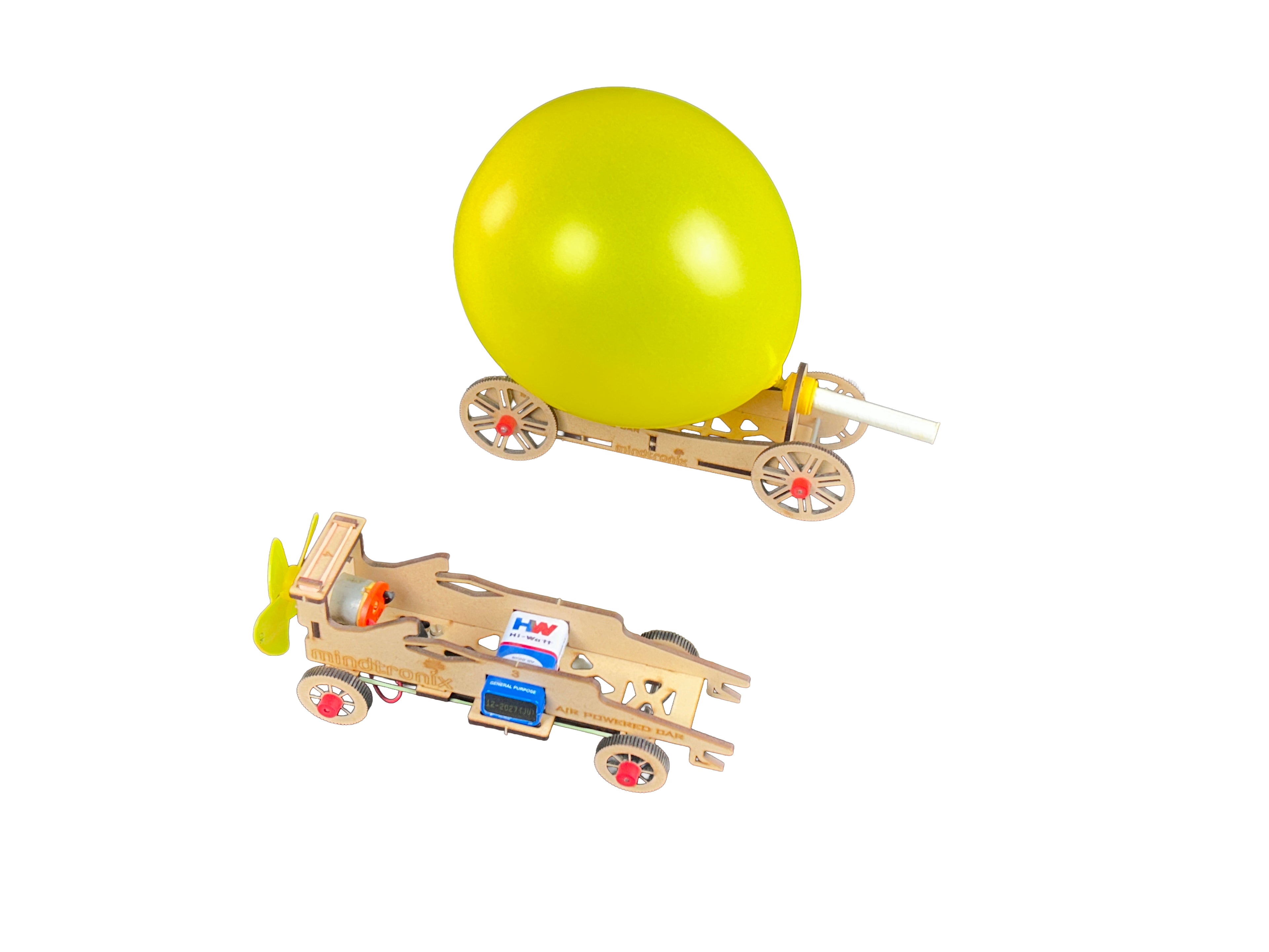 DIY Air Powered & Balloon Powered Car