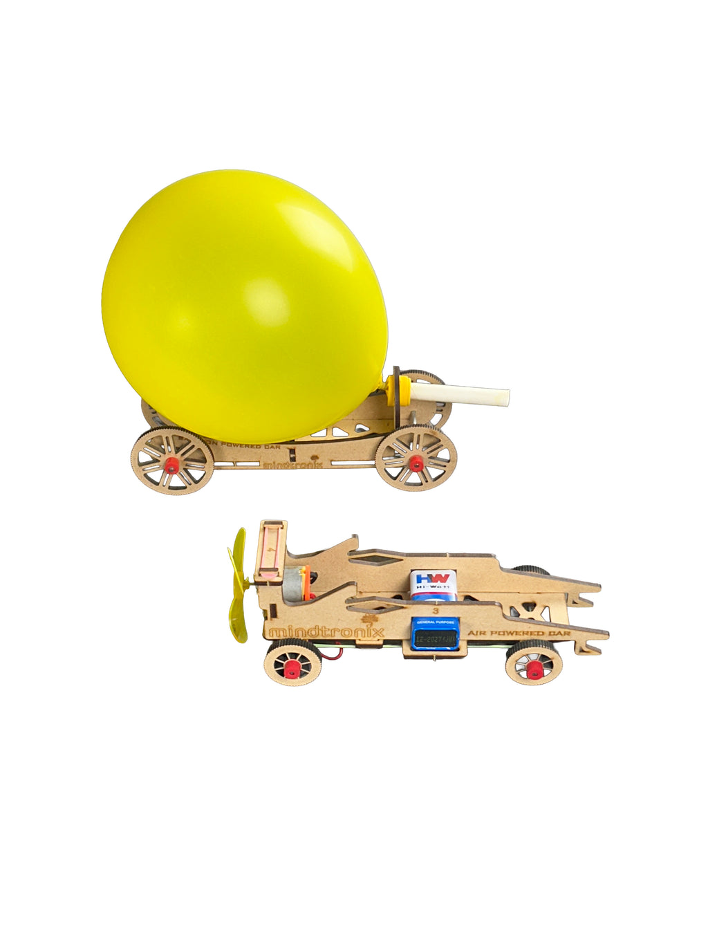 DIY Air Powered & Balloon Powered Car